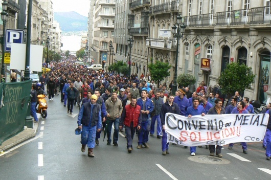 Mobilización do sector do metal